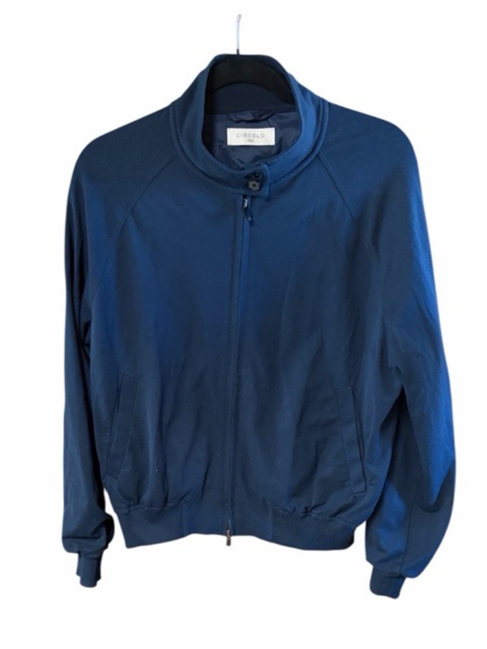 Circolo 1901 Navy‎ Full Zip Bomber Jacket